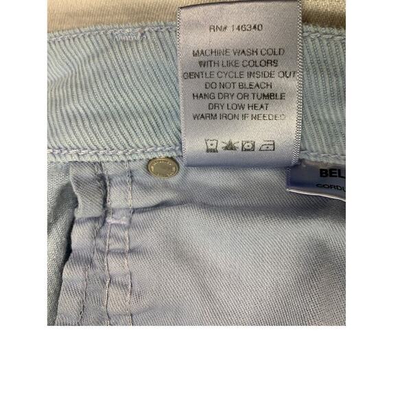AMO Bella Corduroy Powder Blue High Rise Straight Leg Jeans - Size 27 - Picture 8 of 8